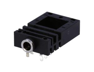 Złącze Jack 3,5mm, żeńskie, gniazdo, kątowe 90, stereo ACJS-NH35