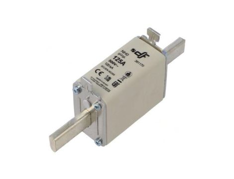 Bezpiecznik: topikowy 125A 500VAC 250VDC gG ceramiczny NH0 381170