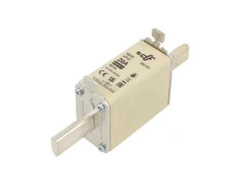 Bezpiecznik: topikowy 20A 690VAC 440VDC gG ceramiczny NH0 382125