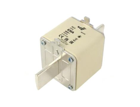 Bezpiecznik: topikowy 630A 500VAC 250VDC gG ceramiczny NH3 381470
