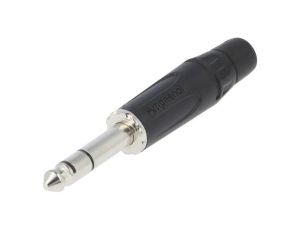 Złącze Jack 6,3mm, męskie, wtyk, proste, stereo, 25 V ACPS-KB