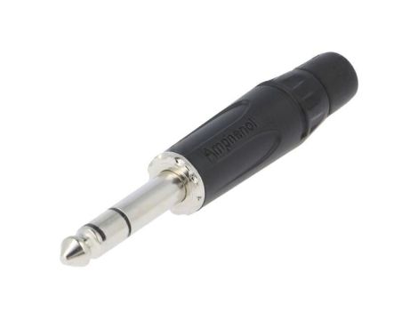 Złącze Jack 6,3mm, męskie, wtyk, proste, stereo, 25 V ACPS-KB