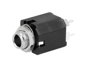 Złącze Jack 6,3mm, żeńskie, gniazdo, proste, mono, 34 V ACJM-MN-2S