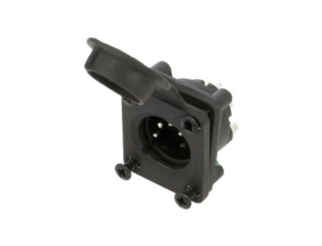 Złącze XLR, męskie, gniazdo, ilość pinów: 5, proste, 133 V, 7,5 A AXS5MP1