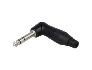 Złącze Jack 6,3mm, męskie, wtyk, kątowe 90, stereo TS3RBJ