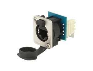 Złącze RJ45, żeńskie, gniazdo, proste, 125 V RJXS8FG6110
