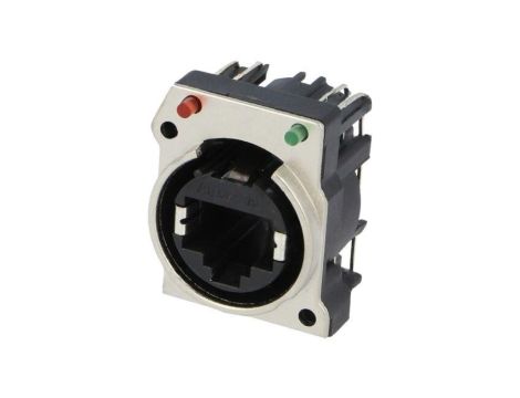 Złącze RJ45, żeńskie, gniazdo, ilość pinów: 8, proste, 125 V RJX8FB5HRGB