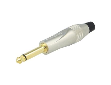 Złącze Jack 6,3mm, męskie, wtyk, proste, mono TM2PNJ-AU