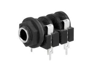 Złącze Jack 6,3mm, żeńskie, gniazdo, kątowe 90, mono, 34 V ACJM-PC