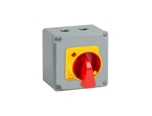 Rozłącznik ognioodporny Gave FPROTEC F400 6P 25A 1NO+1NC z możliwością blokady w poz. 0, AB55621F4-G