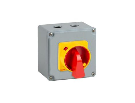 Rozłącznik ognioodporny Gave FPROTEC F400 6P 25A 1NO+1NC z możliwością blokady w poz. 0, AB55621F4-G