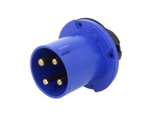Złącze zasilające AC 3-fazowe, gniazdo, męskie, proste, 250VAC, 63A 2CMA167226R1000