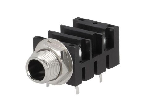 Złącze Jack 6,3mm, gniazdo, żeńskie, kątowe 90 ACJM-MHDRM