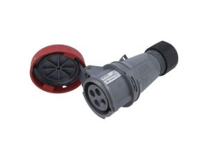 Złącze zasilające AC 3-fazowe, wtyk, żeńskie, proste, 415VAC, 16A 2CMA101127R1000