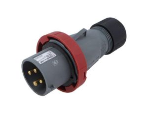 Złącze zasilające AC 3-fazowe, wtyk, męskie, proste, 440V, 32A 2CMA101100R1000