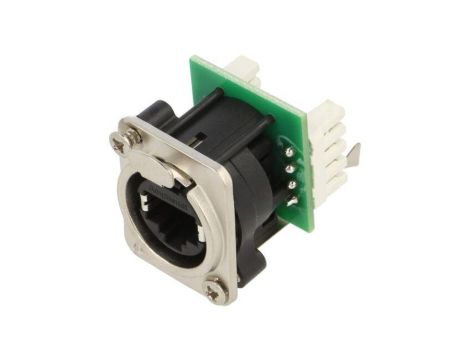 Złącze RJ45, gniazdo, żeńskie, 8p8c, proste, kat: 5e RJX8FD5I