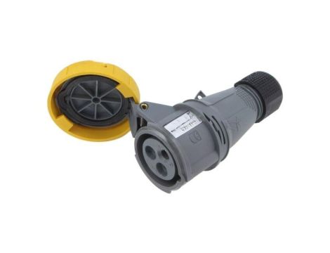 Złącze zasilające AC 3-fazowe, wtyk, żeńskie, proste, 130V, 16A 2CMA101118R1000