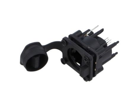 Złącze RJ45, gniazdo, żeńskie, 8p8c, proste, THT, kat: 5e RJXS8FP25VP
