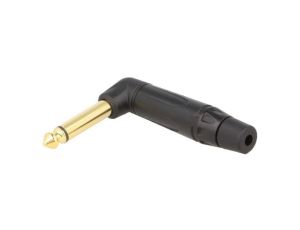 Złącze Jack 6,3mm, męskie, wtyk, kątowe 90, mono ACPM-TB-AU