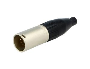 Złącze XLR, męskie, wtyk, PIN: 7, proste, napięcie znamionowe: 133V, prąd znamionowy: 5A AC7MJ