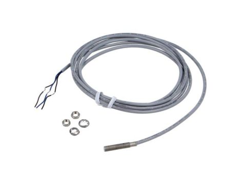Czujnik indukcyjny, Czujnik indukcyjny, zabudowany, z konfiguracją wyjścia PNP/NO/p, max. 0,1A, 1,3mm, IP67, ICS05S23F15A2PO