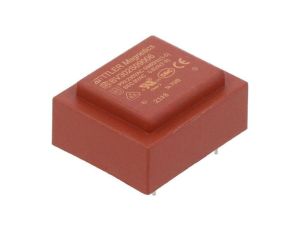 Transformator zalewany, Moc: 0,6VA, Upierw: 230VAC, Iwyj: 66mA, Uwyj: 9V, na PCB BV302S09006