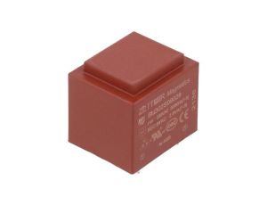 Transformator zalewany, Moc: 2,8VA, Upierw: 230VAC, Iwyj: 311mA, Uwyj: 9V, na PCB BV302S09028