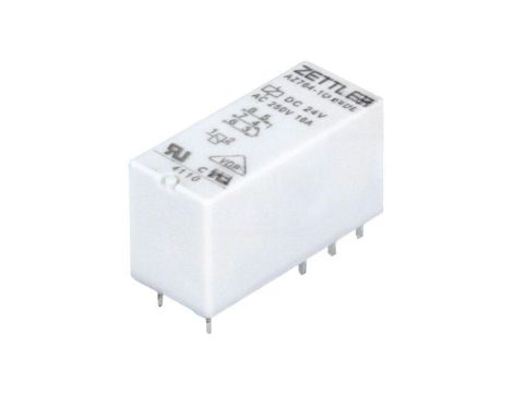Przekaźnik elektromagnetyczny, SPDT, Ucewki: 24VDC, Iwyj: 16A, na PCB AZ764-1C-24DE