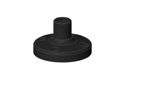 Podstawa stopa do rurek do 400mm do kolumn sygnalizacyjnych tworzywo czarna 8WD4308-0DB
