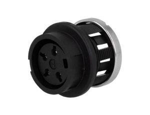 Złącze DIN, żeńskie, gniazdo, PIN: 4, proste, napięcie znamionowe: 300V T3327000U