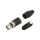 Złącze XLR, żeńskie, wtyk, PIN: 3, proste, napięcie znamionowe: 133V, prąd znamionowy: 15A AXX3F