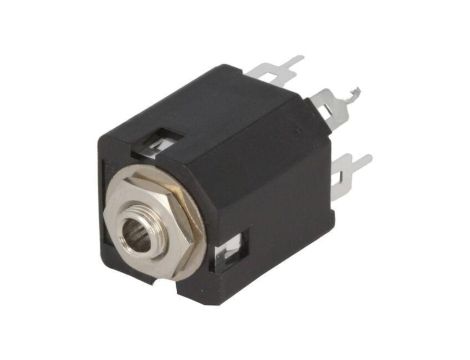 Złącze Jack 3,5mm, żeńskie, gniazdo, proste, stereo ACJS-MV35-5