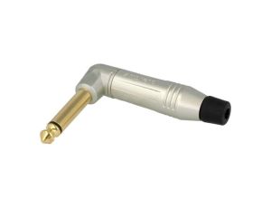 Złącze Jack 6,3mm, męskie, wtyk, kątowe 90, mono ACPM-RN-AU