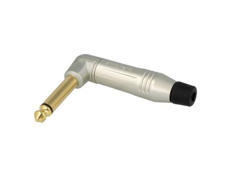 Złącze Jack 6,3mm, męskie, wtyk, kątowe 90, mono ACPM-RN-AU