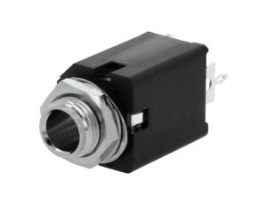 Złącze Jack 6,3mm, żeńskie, gniazdo, proste, mono ACJM-MN-2