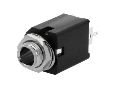 Złącze Jack 6,3mm, żeńskie, gniazdo, proste, mono ACJM-MN-2