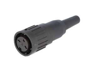 Złącze DIN, żeńskie, wtyk, PIN: 3, proste, napięcie znamionowe: 300V T3275501U