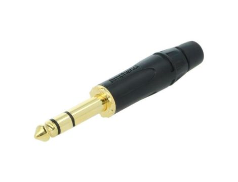 Złącze Jack 6,3mm, męskie, wtyk, proste, stereo ACPS-KB-AU