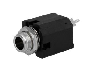 Złącze Jack 6,3mm, żeńskie, gniazdo, proste, stereo ACJS-MV-3