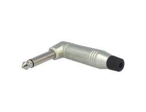 Złącze Jack 6,3mm, męskie, wtyk, kątowe 90, mono ACPM-RN