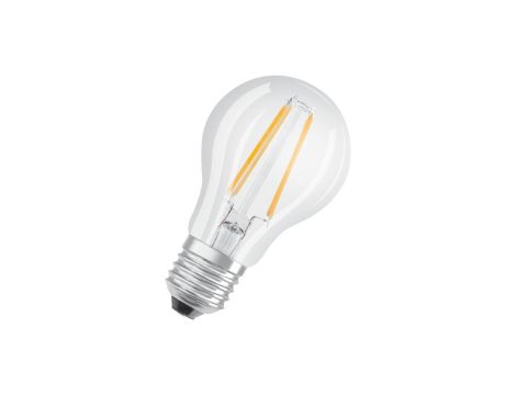 Żarówka LED OSRAM A60 E27 3.4W zamiennik 40W 470lm 2700K Ciepła CRI90 300 Filament Ściemnialna Klasa D 4 Lata Gwarancji