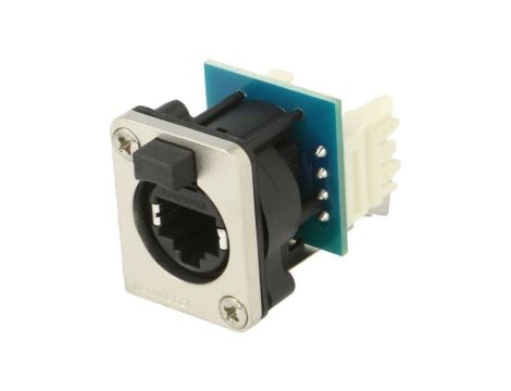 Złącze RJ45, gniazdo, żeńskie, 8p8c, proste, kat: 6 RJXS8FD6110