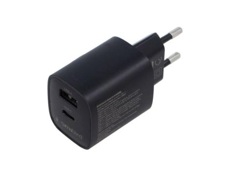 Zasilacz impulsowy, sieciowy,wtykowy, 5VDC, 3A, 20W, 39x33x82mm TA-UC-PDQCW20-01-BK