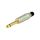 Złącze Jack 6,3mm, męskie, wtyk, proste, mono ACPM-GN-AU