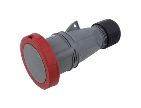 Złącze zasilające AC 3-fazowe, żeńskie, wtyk, proste, 250 VAC, 32 A 2CMA101159R1000