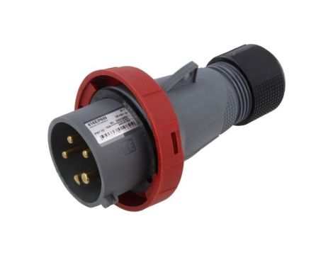 Złącze zasilające AC 3-fazowe, męskie, wtyk, proste, 415 VAC, 16 A 2CMA101089R1000