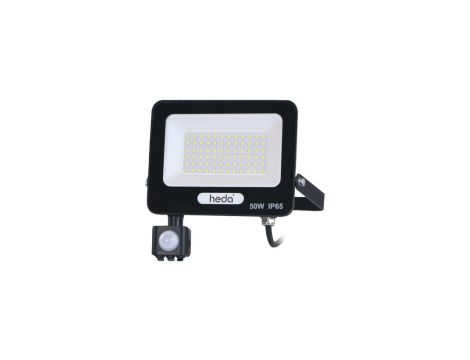 Naświetlacz projektor LED 50W 5000lm 6000K IP65 PIR czujnik ruchu 120D