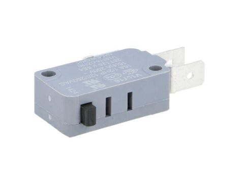 Mikroprzełącznik SNAP ACTION, z konfiguracją styków SPDT, siła przełączania 0,98N, 16A/250VAC, IP40, V15T16-CZ100