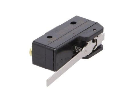 Mikroprzełącznik SNAP ACTION, z konfiguracją styków SPDT, siła przełączania 0,7N, 15A/125VAC, 0,5A/125VDC, IP40, BZ-2RW824-A2