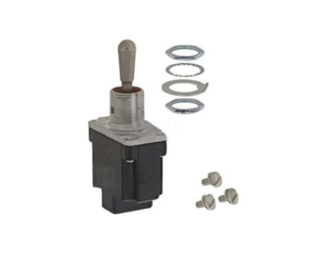 Przełącznik dźwigniowy, okrągła, z konfiguracją styków SPDT, 6A/230VAC, 20A/28VDC, IP67, 1TL1-3